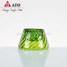 Green Glass votive holders